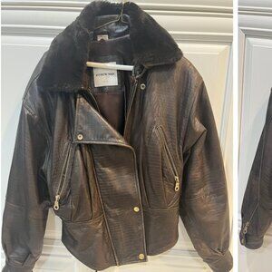Andrew Marc/New York Leather Jacket